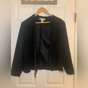 Black Dressbarn Faux Suede Women's Jacket